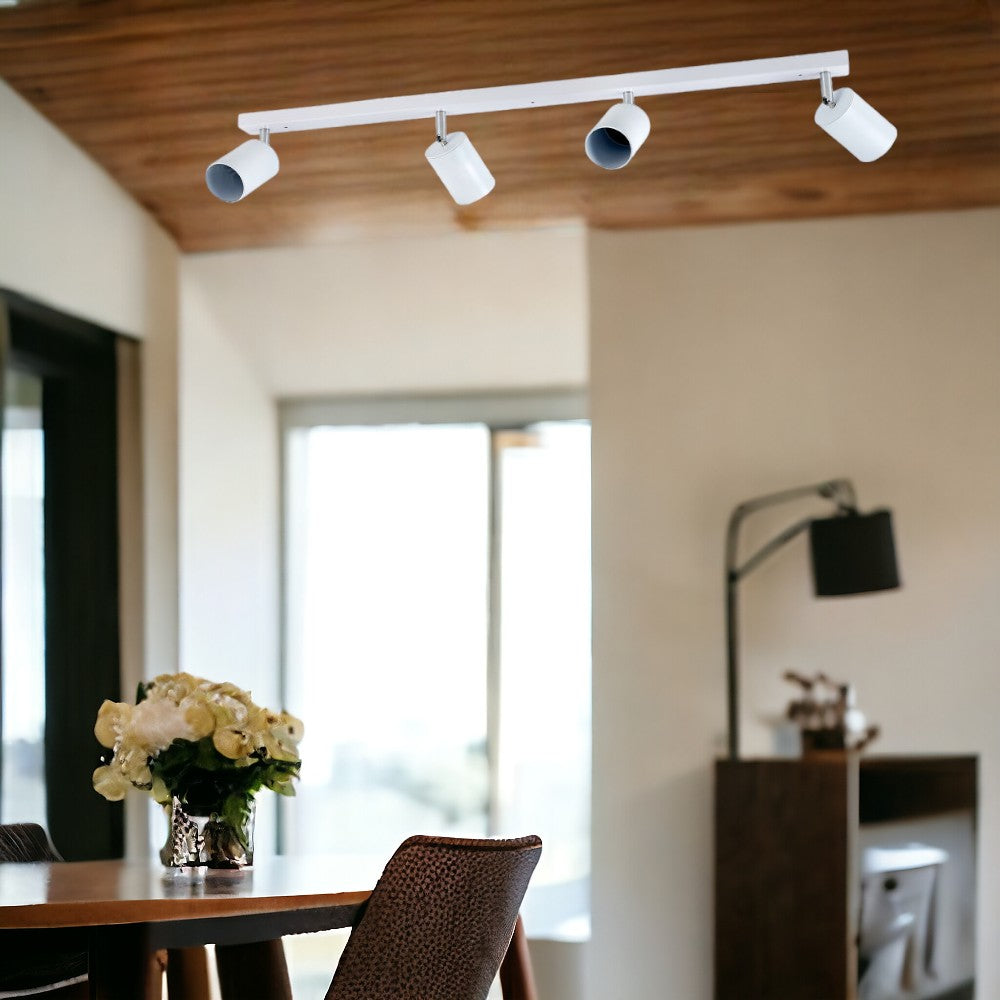 Spot pe Sina Reglabil Alb 4xGU10