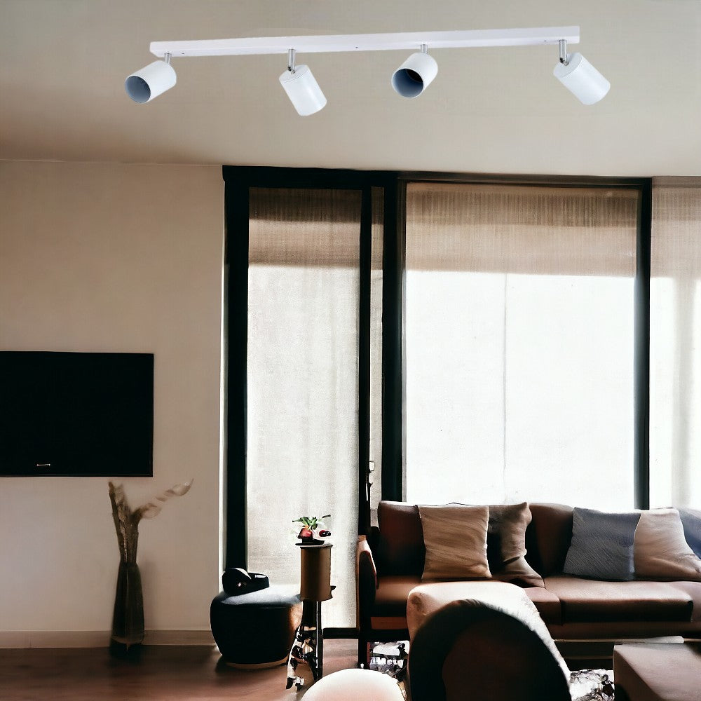 Spot pe Sina Reglabil Alb 4xGU10