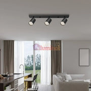 Spot pe Sina Reglabil Beta Black 3xGU10 lustreled.ro