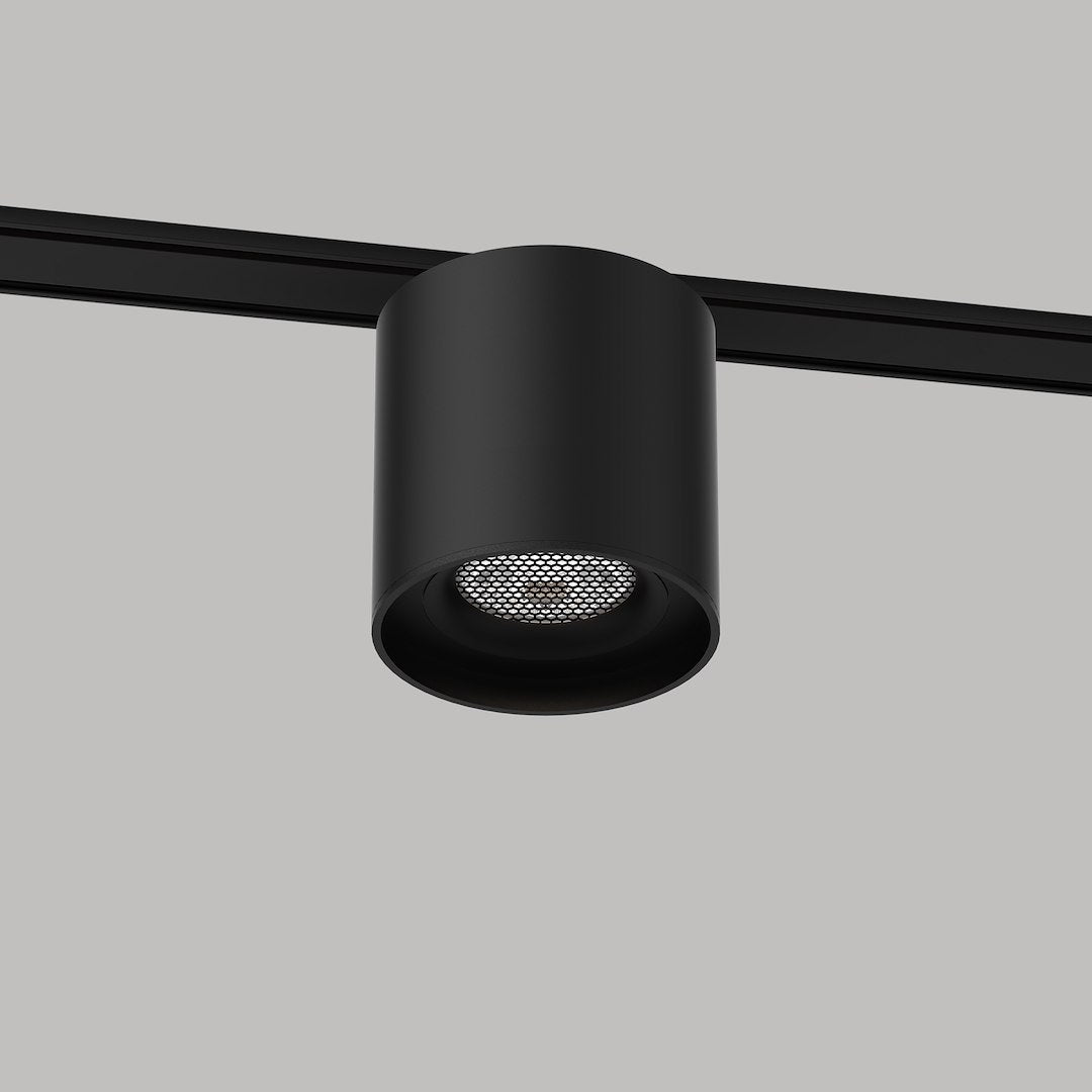 Spot LED Magnetic Rotund Premium Hyper Black 6W | ⌀8CM | 24V | 3 Tipuri de Lumina
