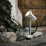 Stalp De Gradina cu Proiector Reglabil NEMA Silver IP54 GARDEN POLE