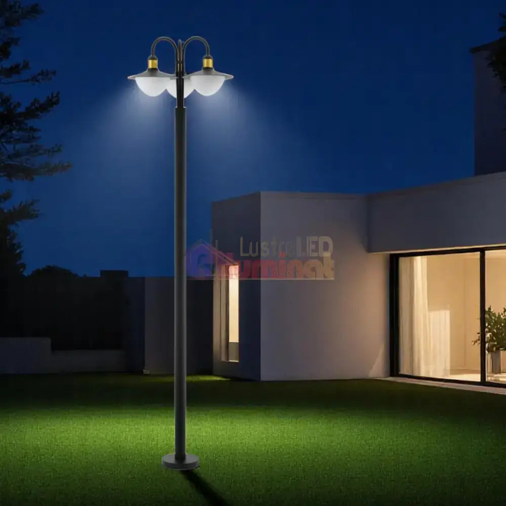 Stalp Exterior SIRMIONE 3XE27 IP44 97288 lustreled.ro