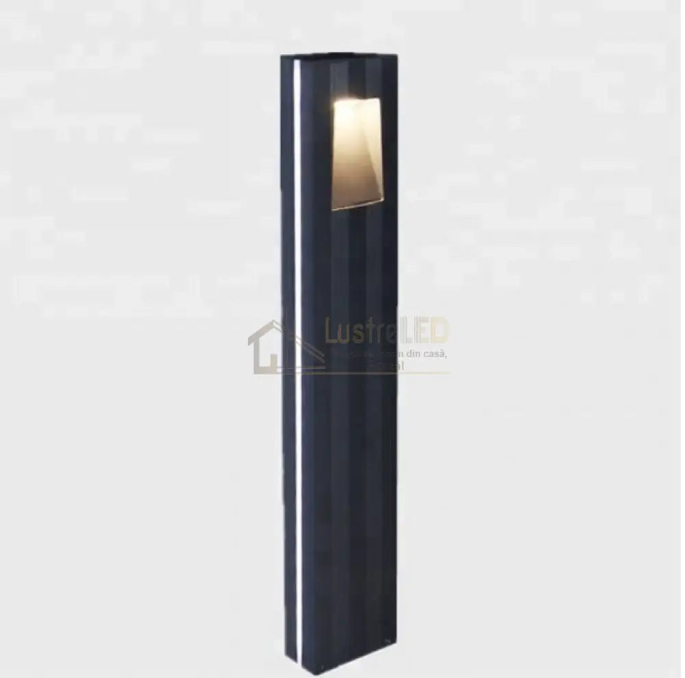 Stalp Iluminat Ornamental Led Ip65 Cu Telecomanda 2X3W Si Rgb 1M Garden Pole