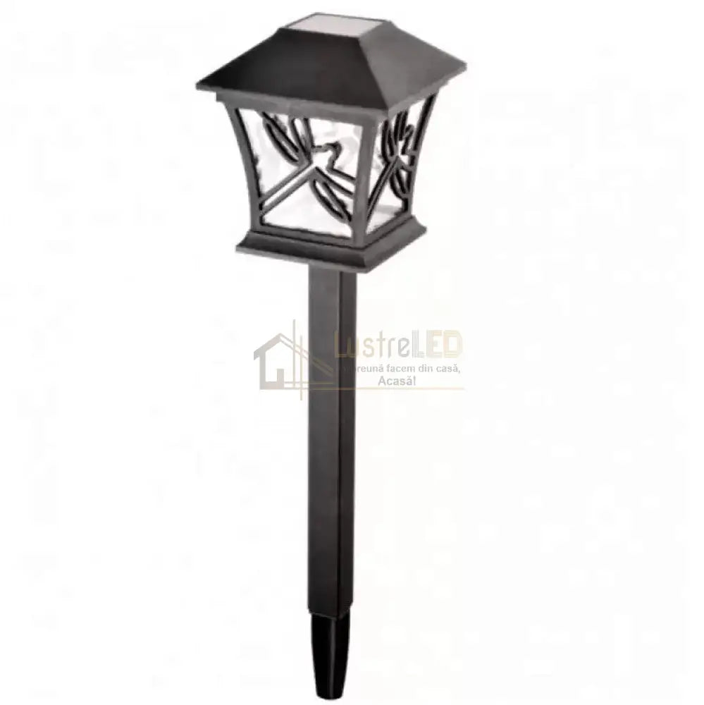Stalp Led Gradina Cu Incarcare Solara Kiskin Solar Lamp