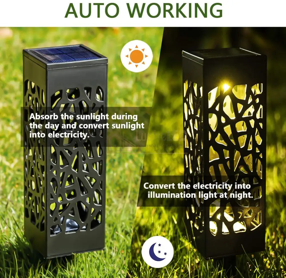 Stalp Led Gradina Cu Incarcare Solara Web Solar Lamp