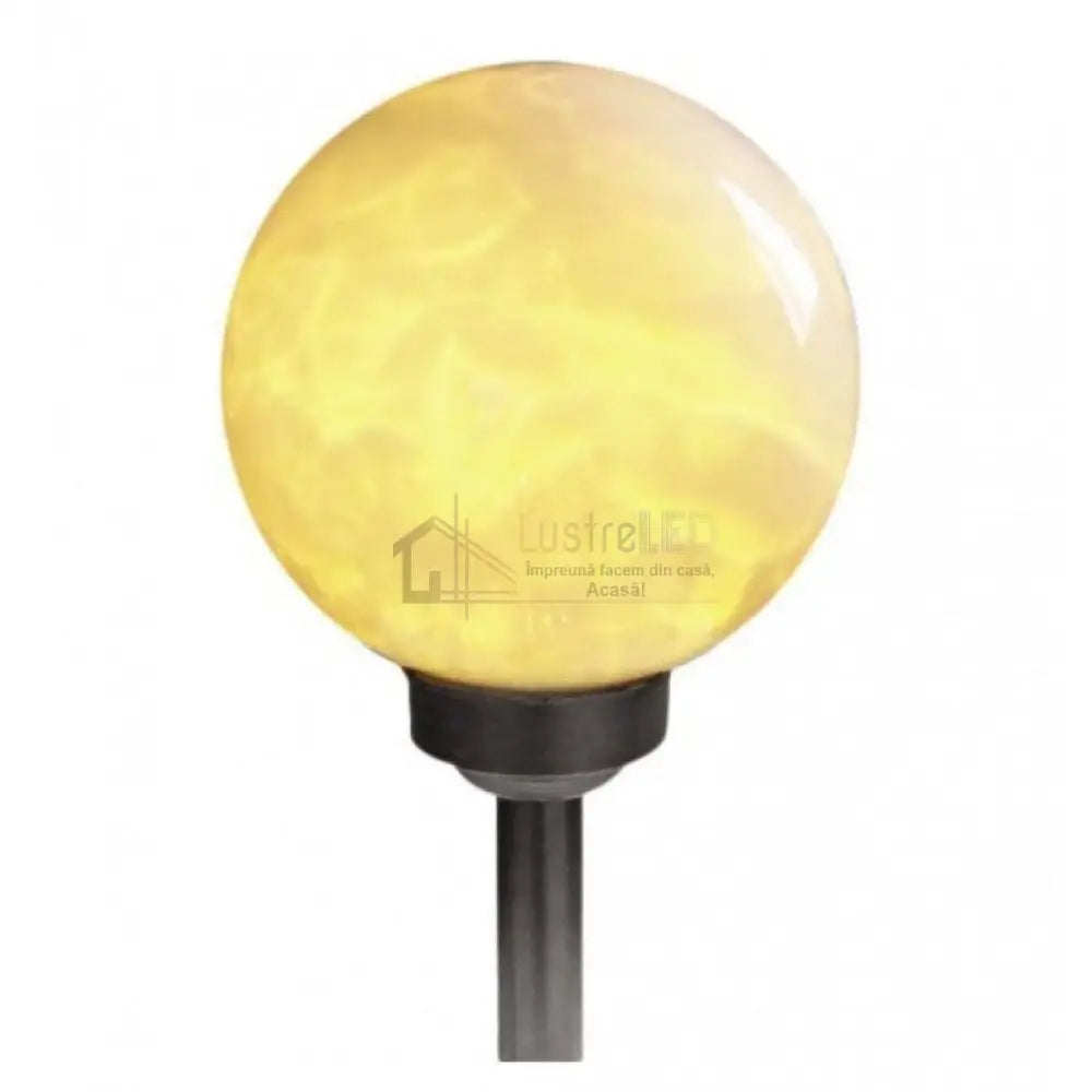 Stalp Led Gradina Moonlight Glob Cu Incarcare Solara 50Cm Solar Lamp