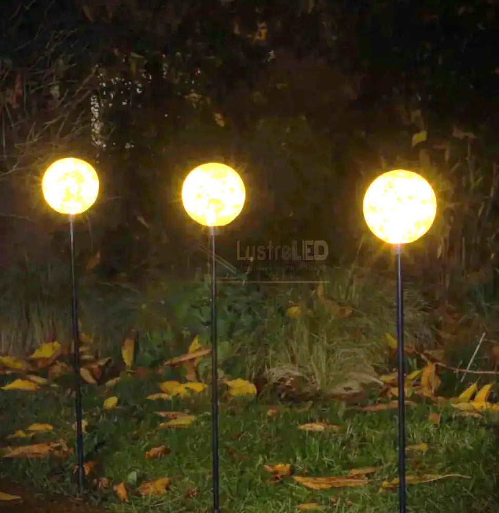 Stalp Led Gradina Moonlight Glob Cu Incarcare Solara 50Cm Solar Lamp