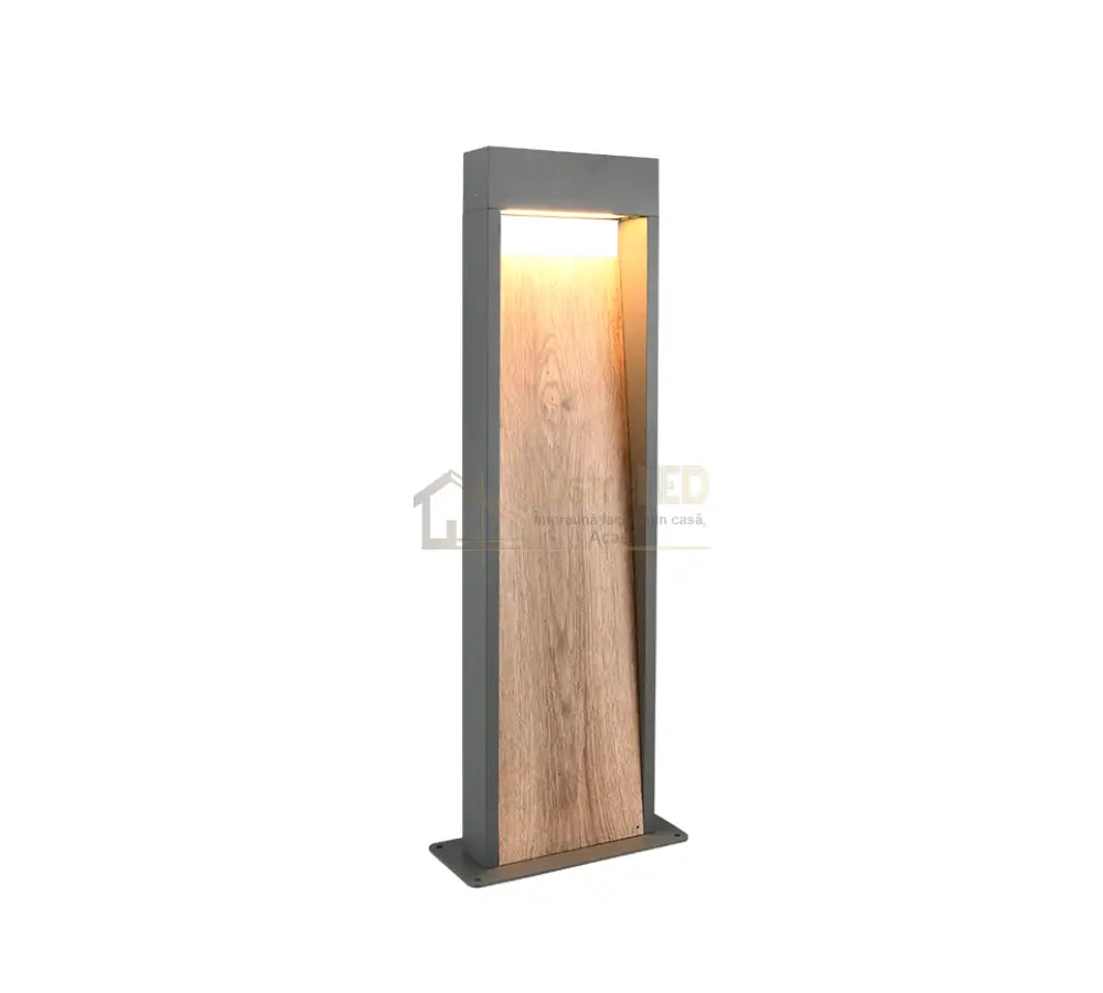Stalp Ornamental De Gradina LED 11W SALMON 60CM lustreled.ro