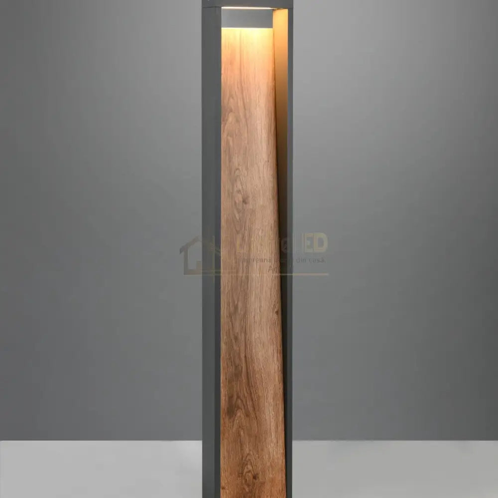 Stalp Ornamental De Gradina LED 11W SALMON 100CM lustreled.ro