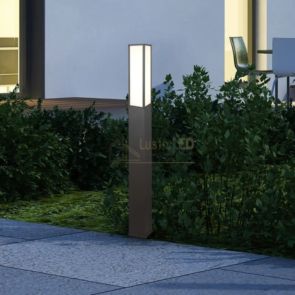 Stalp Ornamental De Gradina LED 15W 155CM FUERTE STALP ORNAMENTAL / NEGRU GARDEN POLE