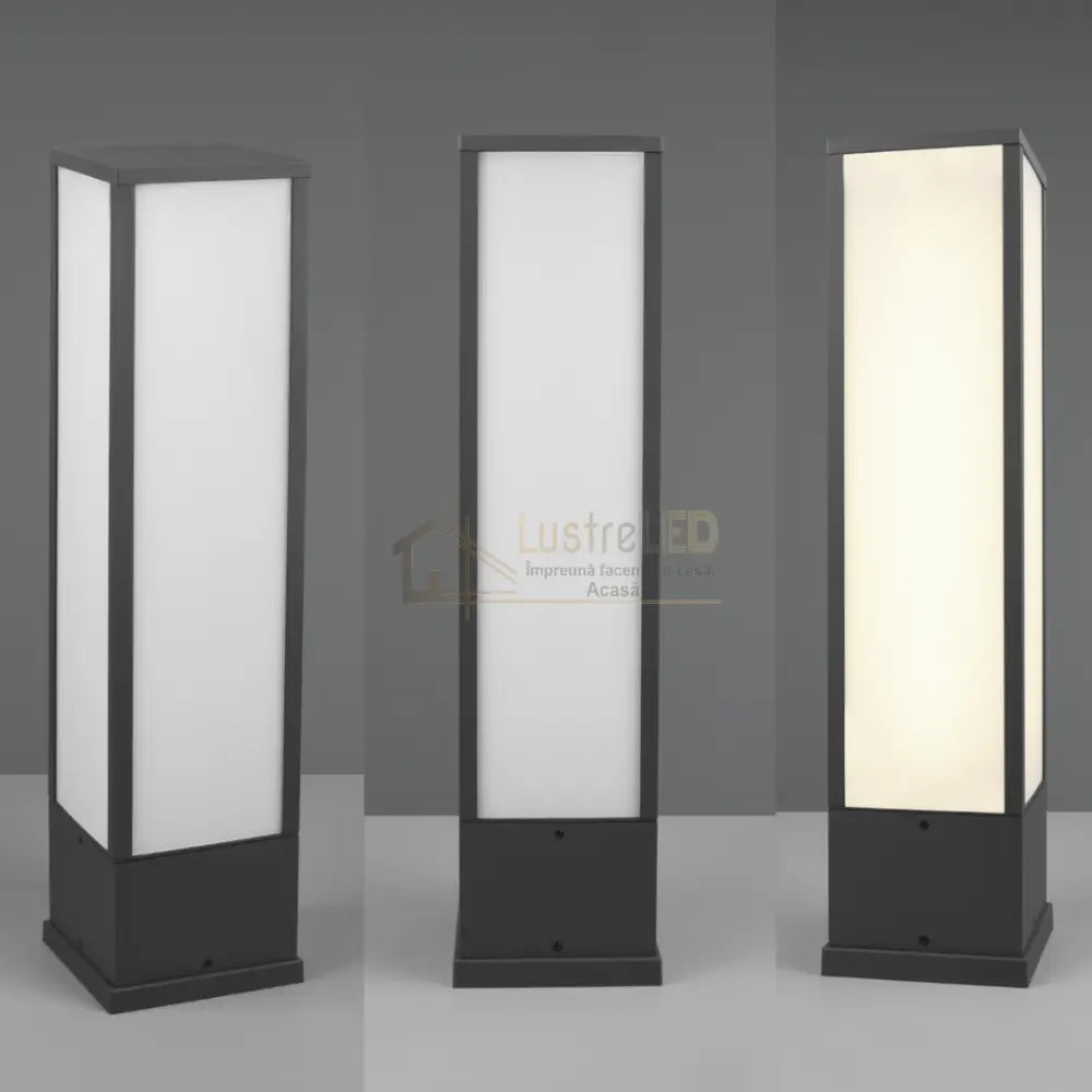 Stalp Ornamental De Gradina LED 15W 60CM FUERTE STALP ORNAMENTAL / NEGRU GARDEN POLE