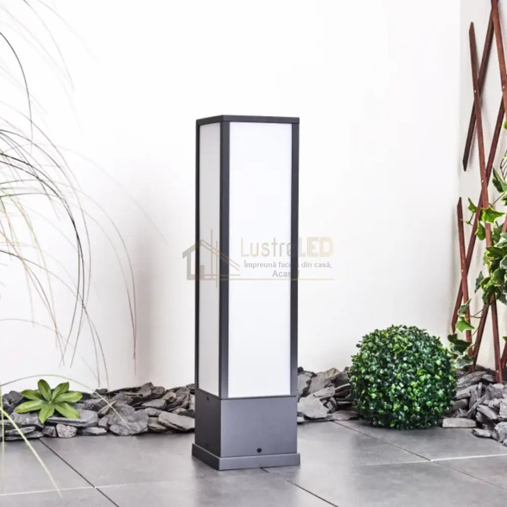 Stalp Ornamental De Gradina LED 15W 60CM FUERTE STALP ORNAMENTAL / NEGRU GARDEN POLE