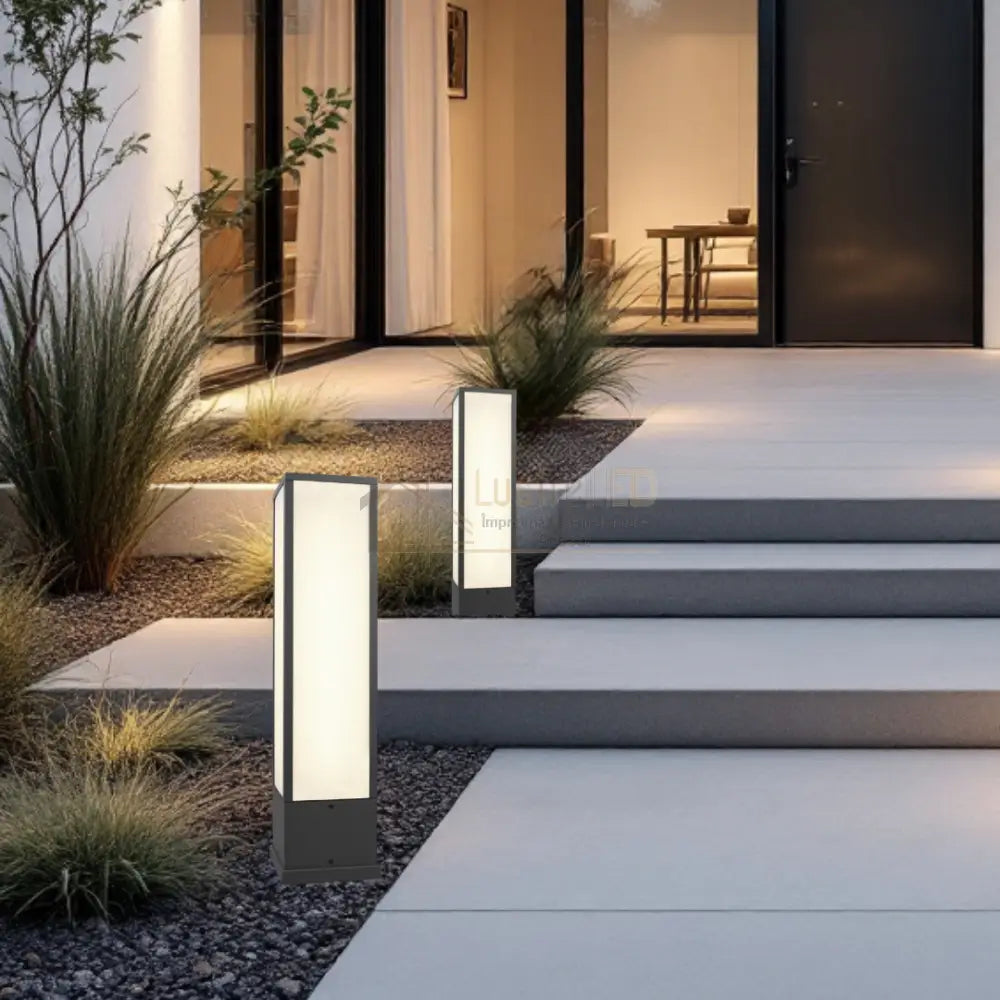 Stalp Ornamental De Gradina LED 15W 60CM FUERTE STALP ORNAMENTAL / NEGRU GARDEN POLE