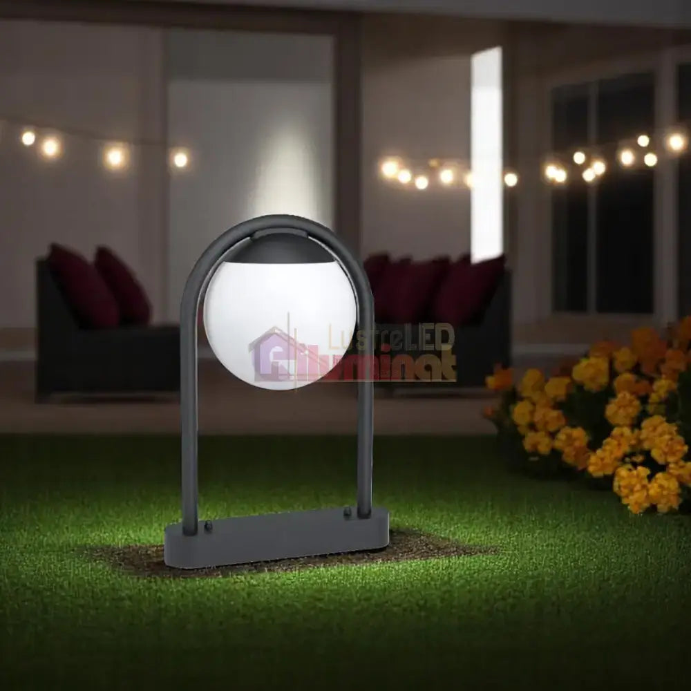 Stalp Ornamental de Gradina LED 28W PRATA VECCHIA 98732 lustreled.ro
