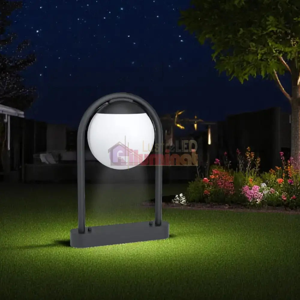 Stalp Ornamental de Gradina LED 28W PRATA VECCHIA 98732 lustreled.ro