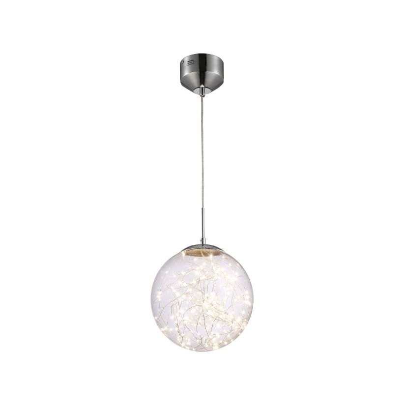 Pendul LED Unique STARS Transparent Echivalent 75W