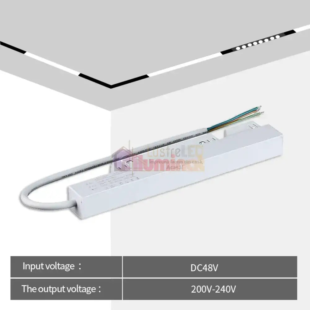 Sursa Alimentare 200W 48V Sina Magnetica Alba lustreled.ro