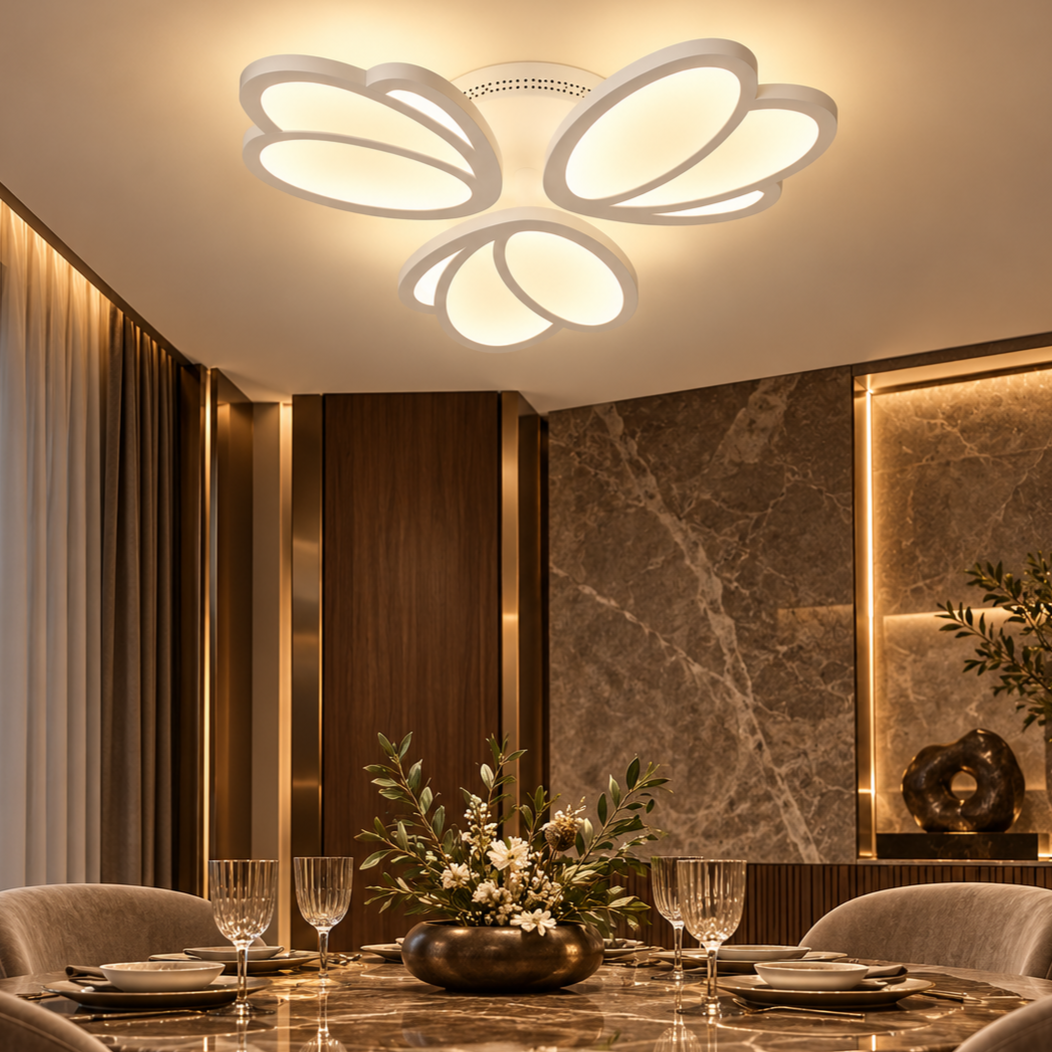 Lustra LED Mini TULIP Echivalent 300W Telecomanda