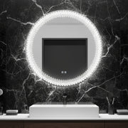 Oglinda LED Premium LUMI cu Senzor 3 Functii Dezaburire