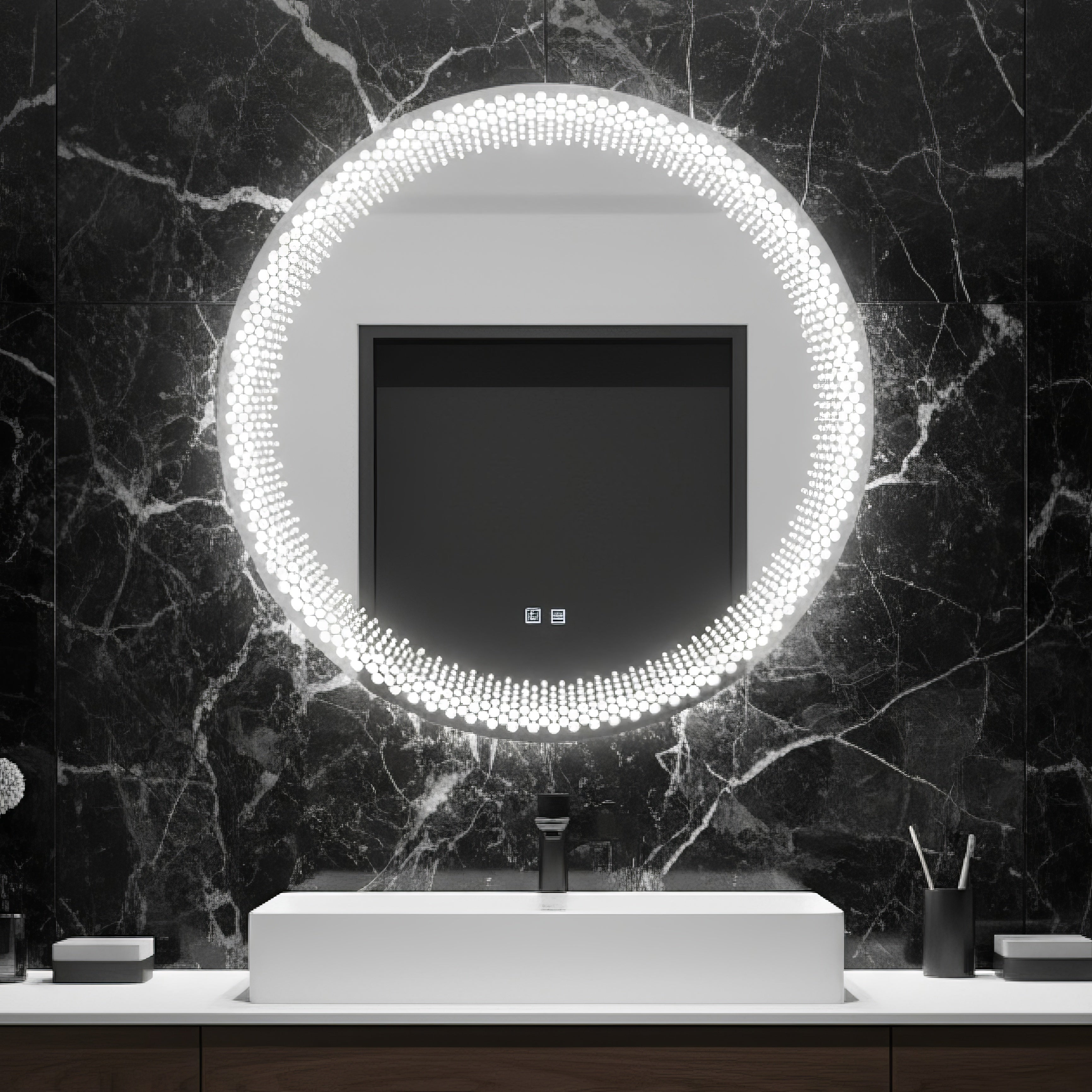 Oglinda LED Premium LUMI cu Senzor 3 Functii Dezaburire