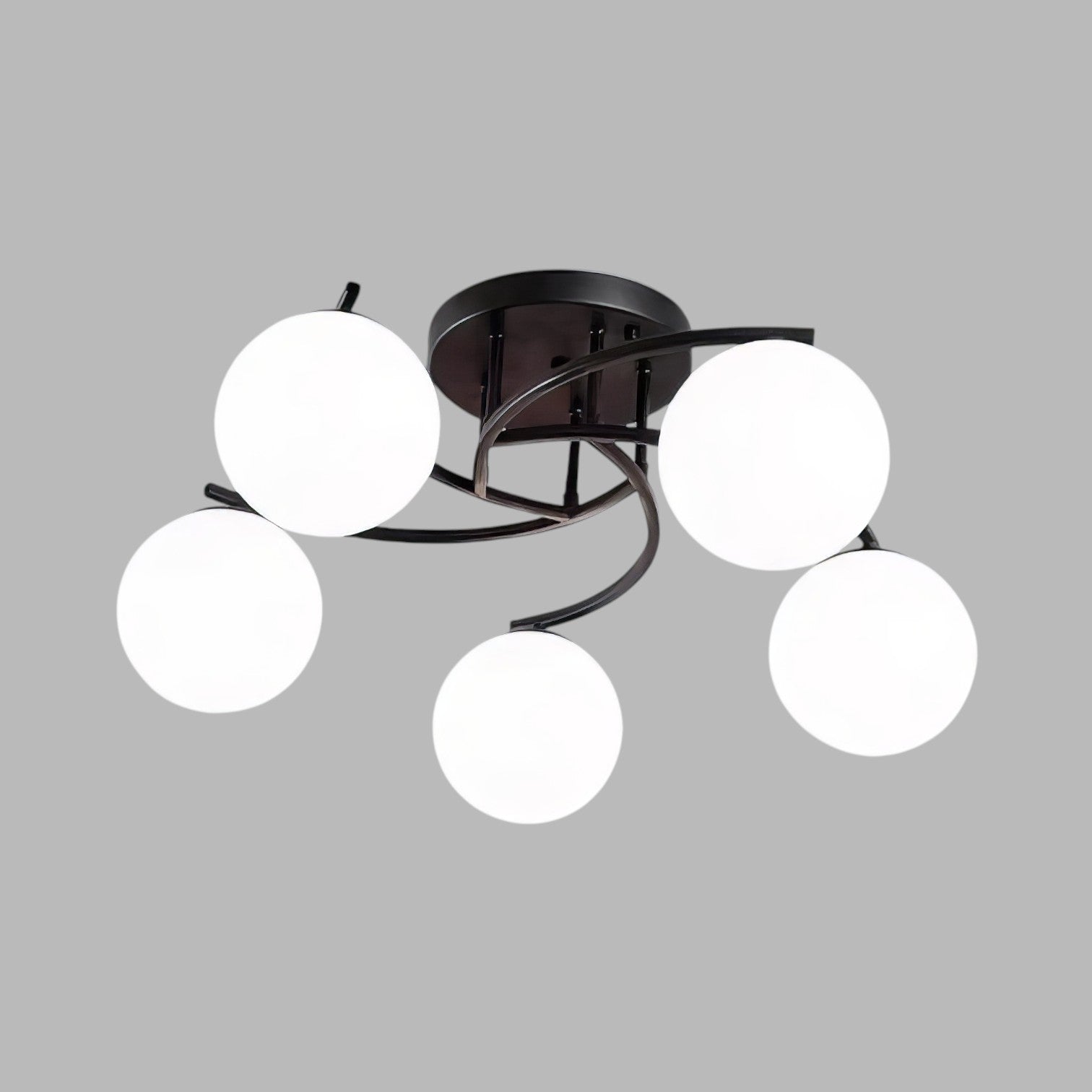 Lustra Abajur ZARO 5xE27 Black