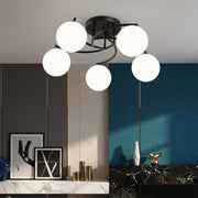 Lustra Abajur ZARO 5xE27 Black