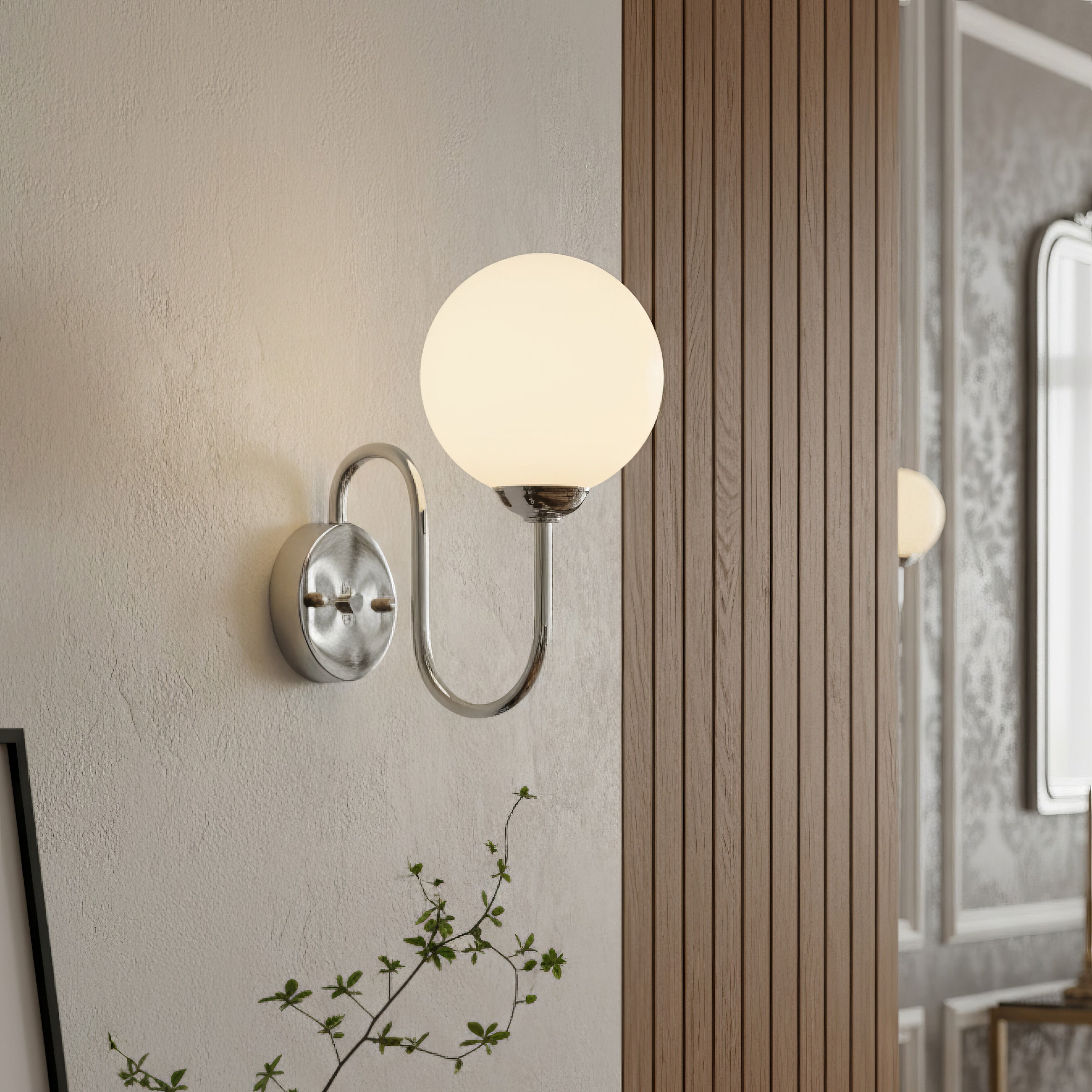 Aplica Abajur LOMA 1xE27 Crom