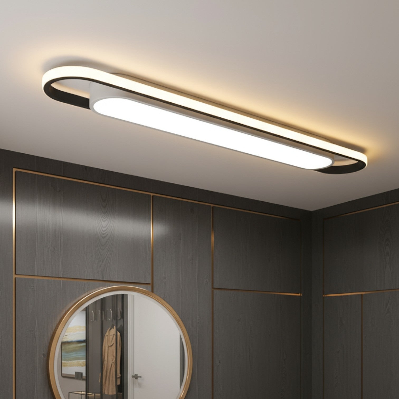 Aplica LED TERY Black 60cm Echivalent 150W