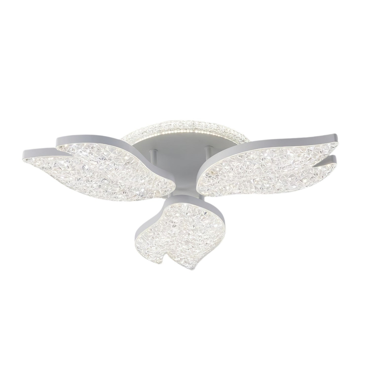 Lustra LED EVALE White Echivalent 300W Telecomanda