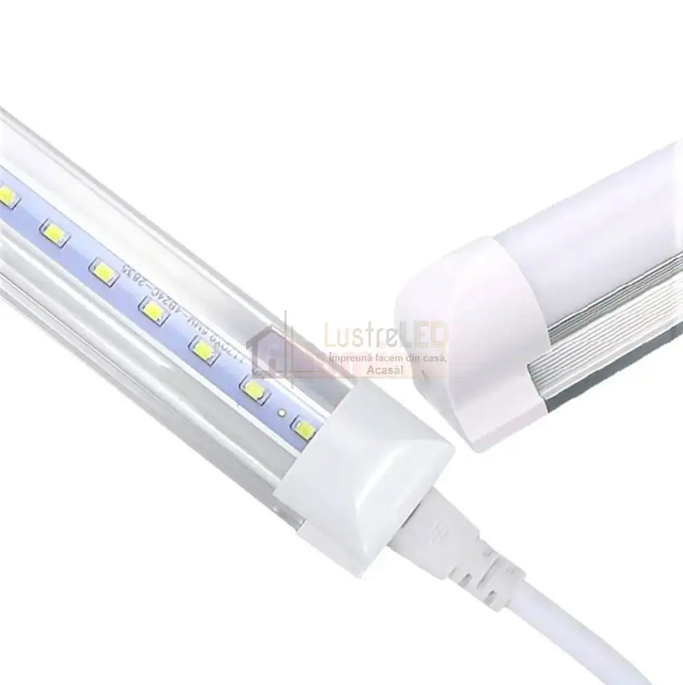 Tub Led T8 Transparent Suport Inclus 120Cm 18W Interconectabil Tube