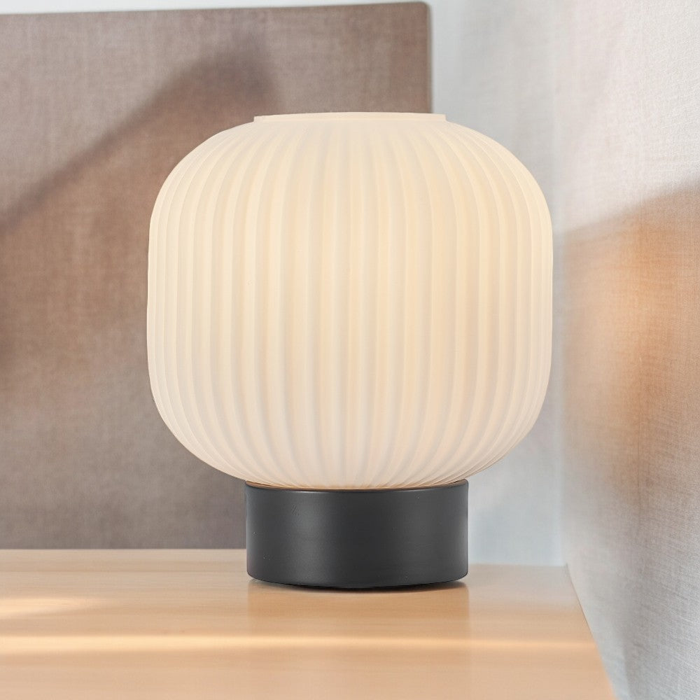 Veioza Abajur Sticla cu Buton Infesto GLASS