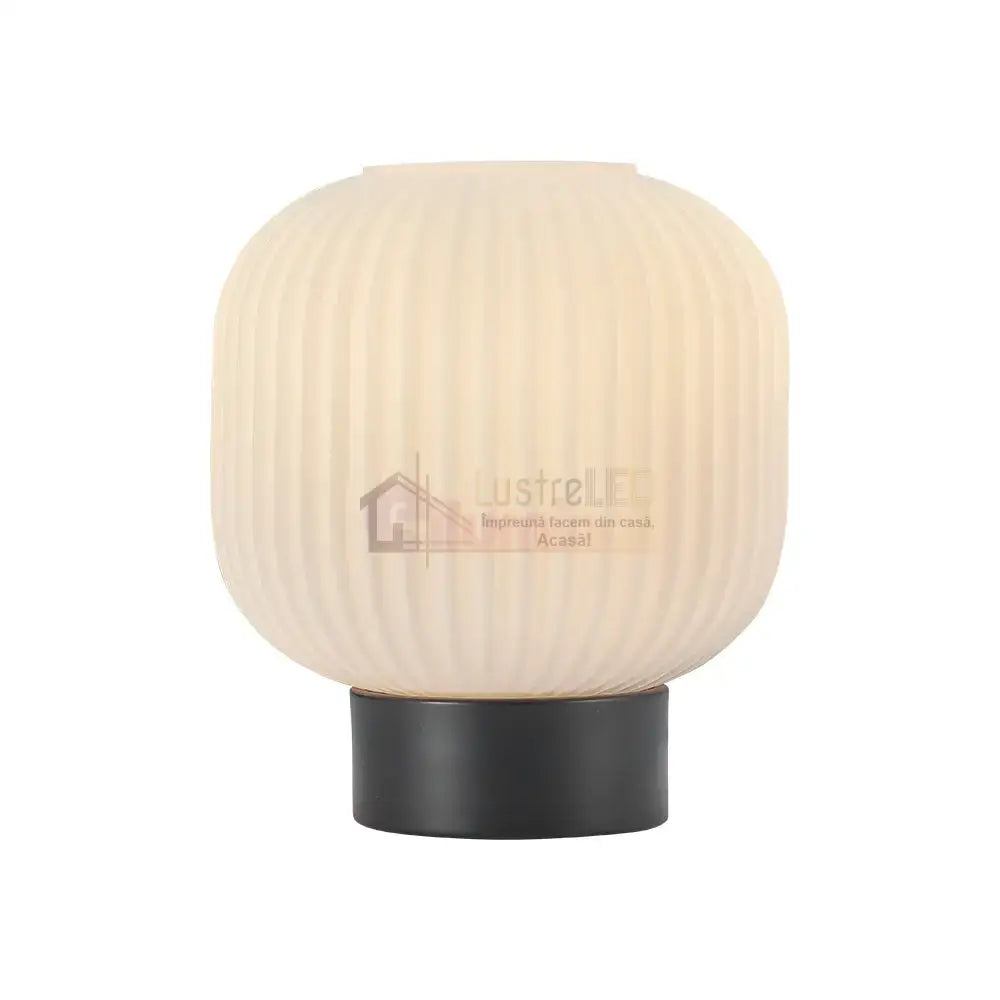 Veioza Abajur Sticla Cu Buton Infesto Glass Table Lamp