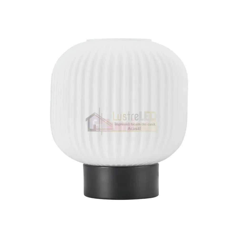 Veioza Abajur Sticla Cu Buton Infesto Glass Table Lamp