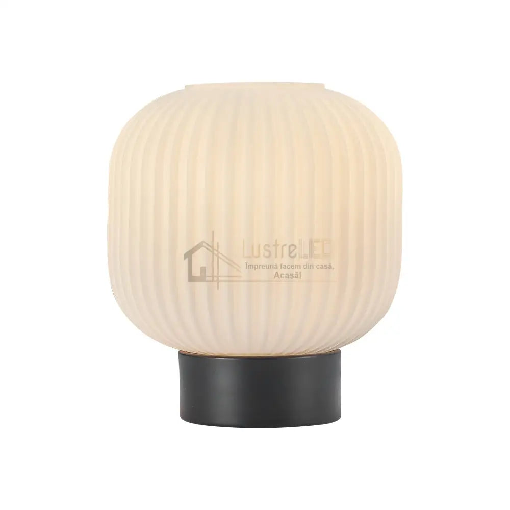 Veioza Abajur Sticla Cu Buton Infesto Glass Table Light