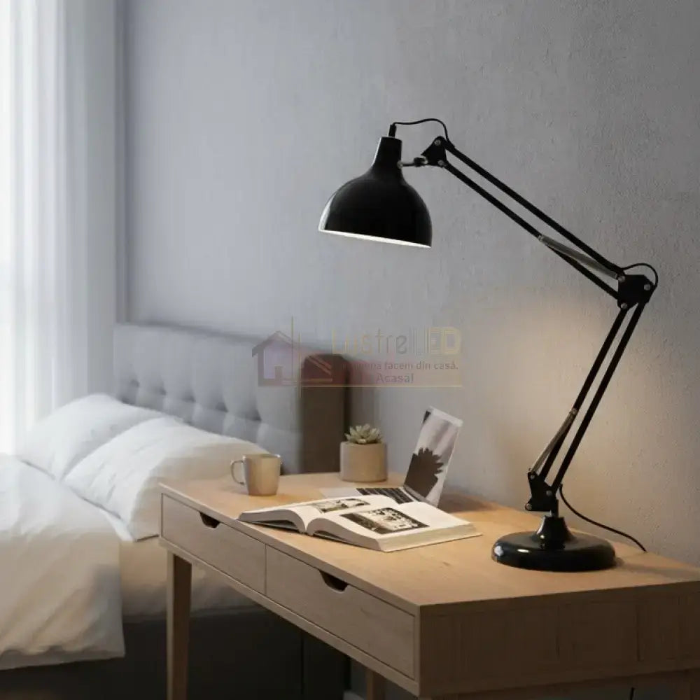 Veioza BORGILLIO Black Reglabila 71CM Eglo