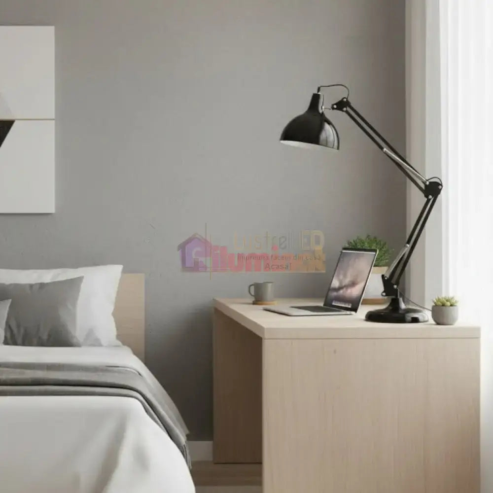 Veioza BORGILLIO Black Reglabila 71CM Eglo