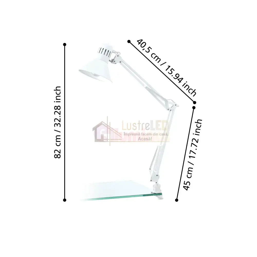 Veioza cu Clema Reglabila FIRMO 73CM Eglo