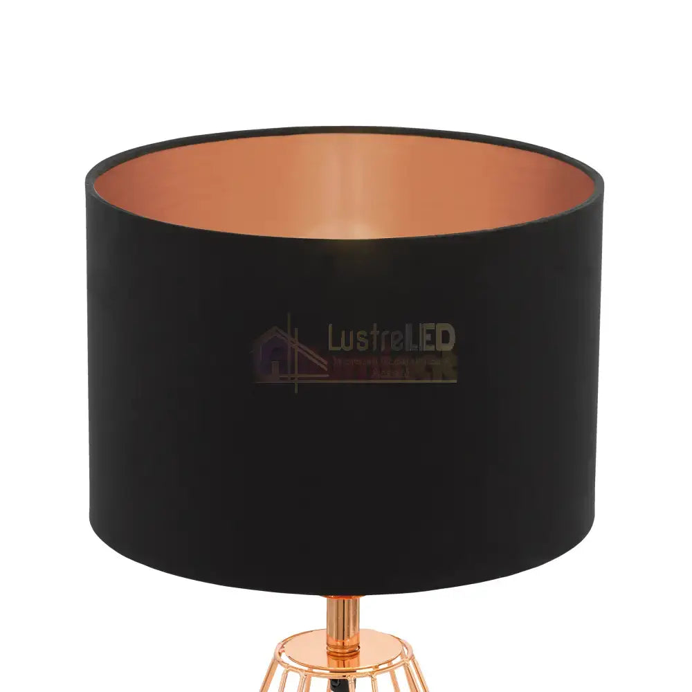 Veioza Decorativa CARLTON 2 Black & Gold 30.5CM VEIOZA DECORATIVA desk lamp