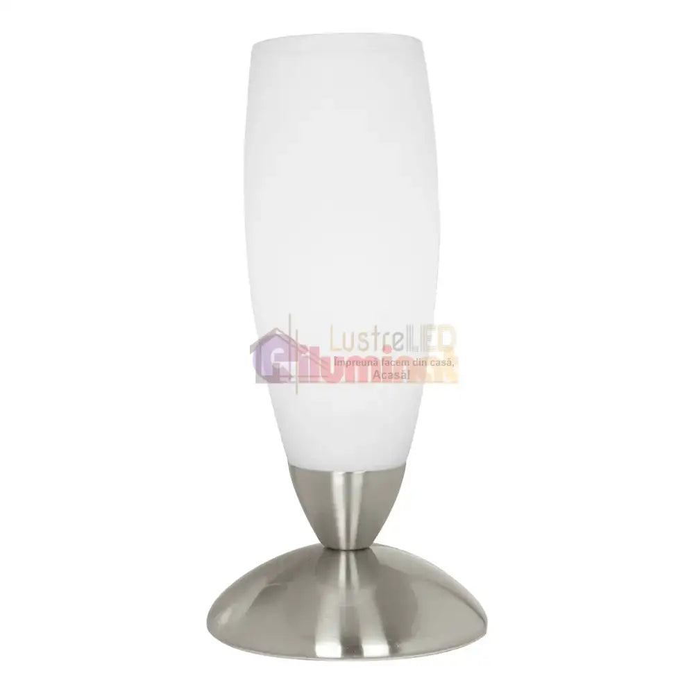 Veioza Decorativa SLIM Silver & White 22CM VEIOZA DECORATIVA desk lamp