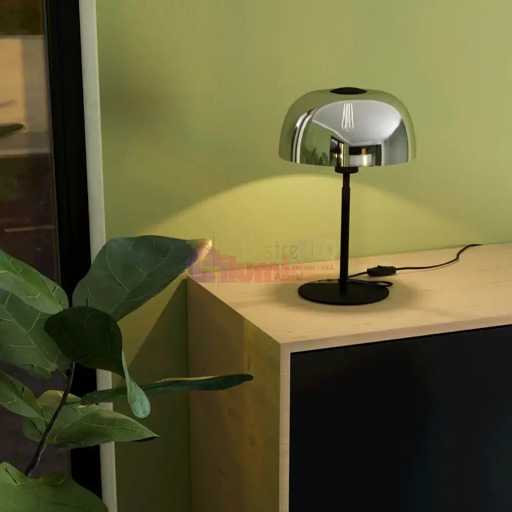 Veioza Decorativa SOLO 2 Black 41.5CM VEIOZA DECORATIVA desk lamp