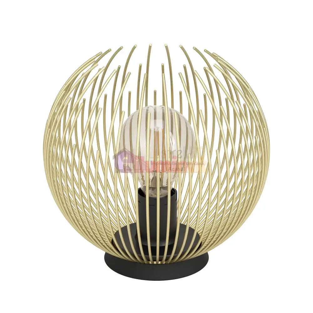 Veioza Decorativa VENEZUELA Black & Gold 23CM VEIOZA DECORATIVA desk lamp
