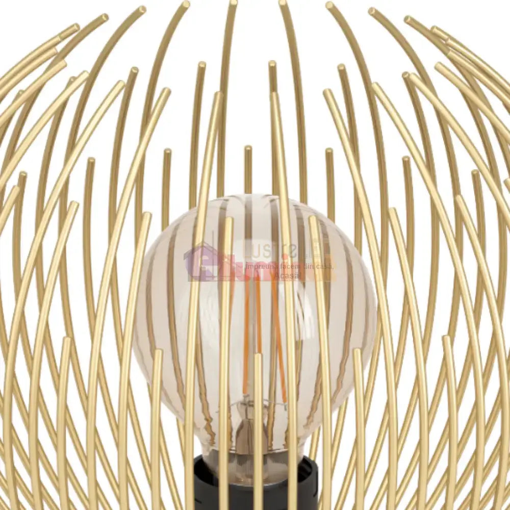 Veioza Decorativa VENEZUELA Black & Gold 23CM VEIOZA DECORATIVA desk lamp