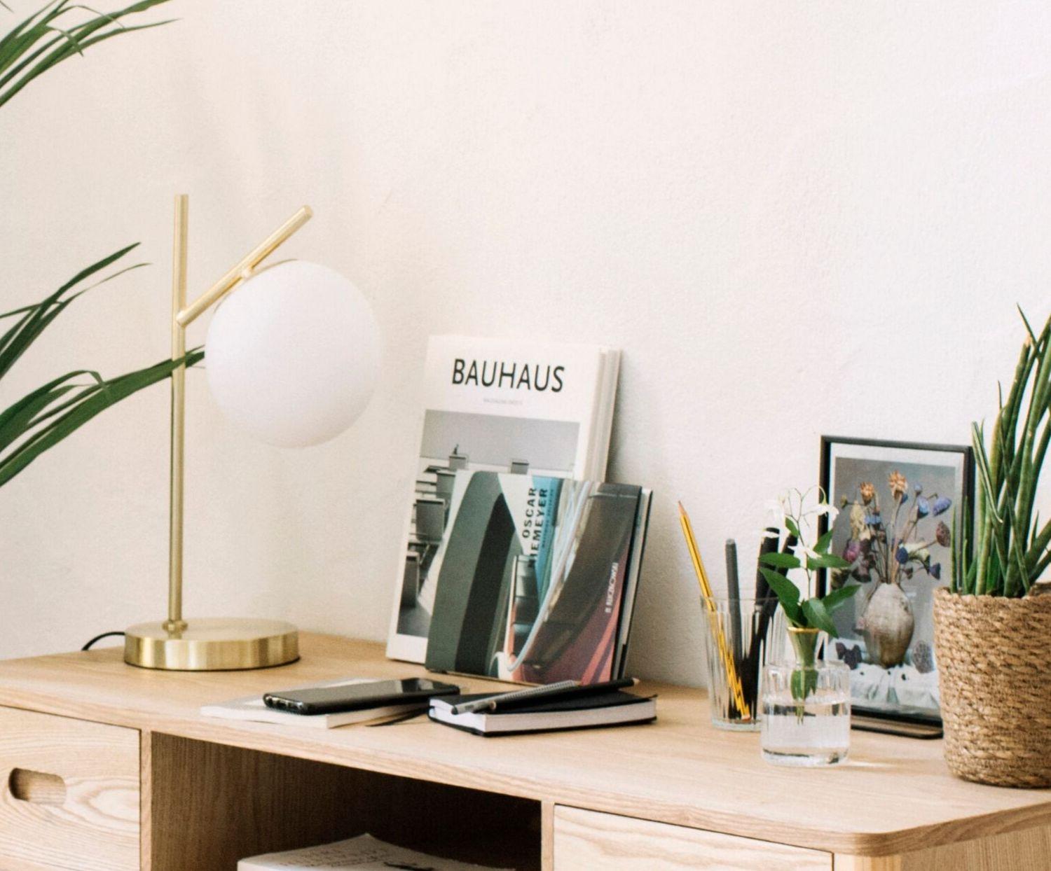 Veioza Abajur Nordic Style  Golden Branch