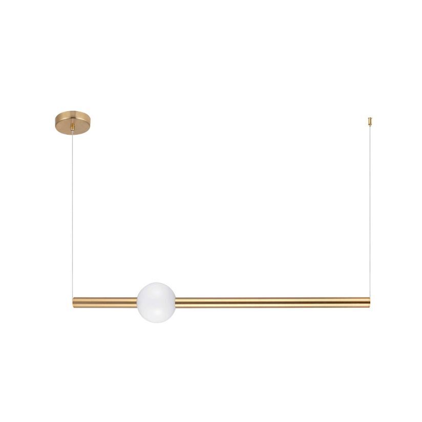 Lustra LED Liniara Unique Veros 8W Gold 120CM Echivalent 75W