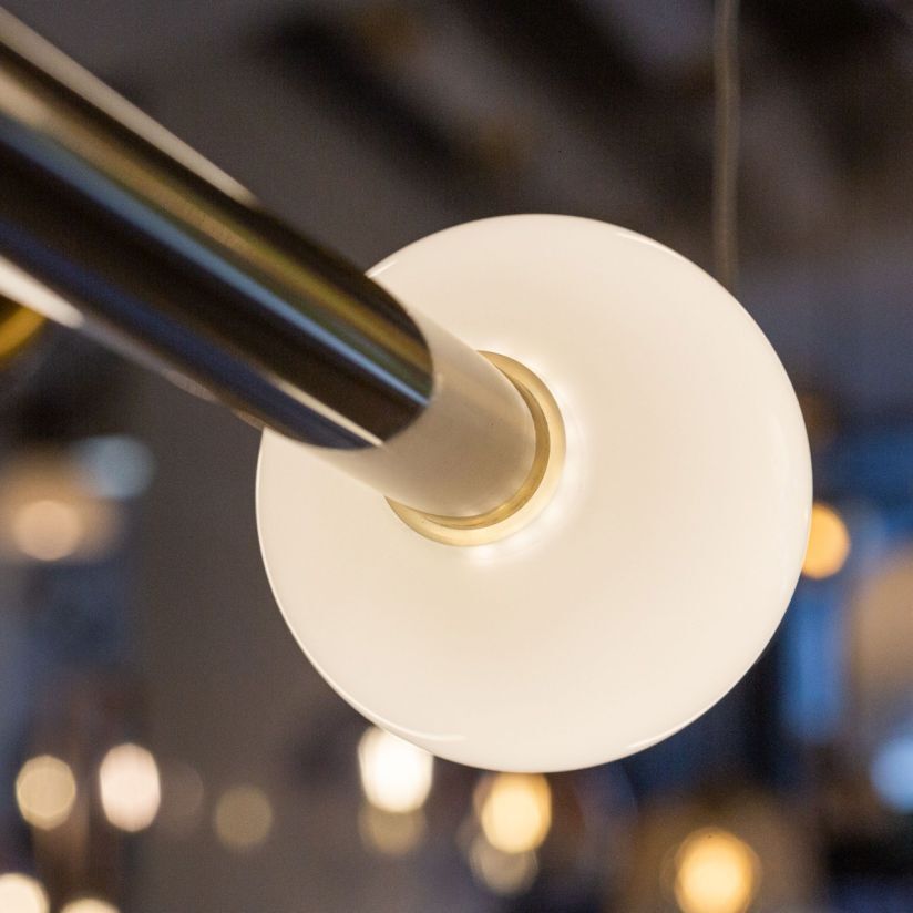 Lustra LED Liniara Unique Veros 8W Gold 120CM Echivalent 75W