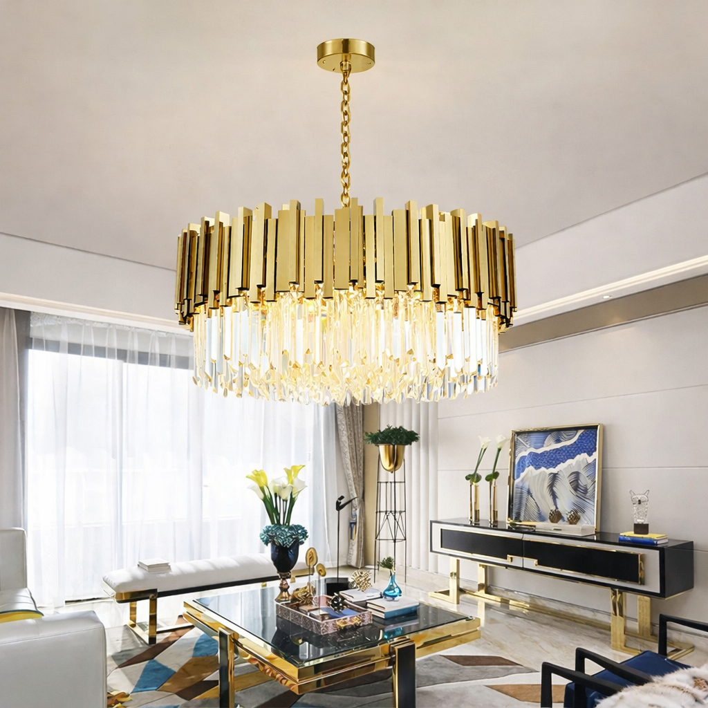 Candelabru Cristal GLORY GOLD 600mm