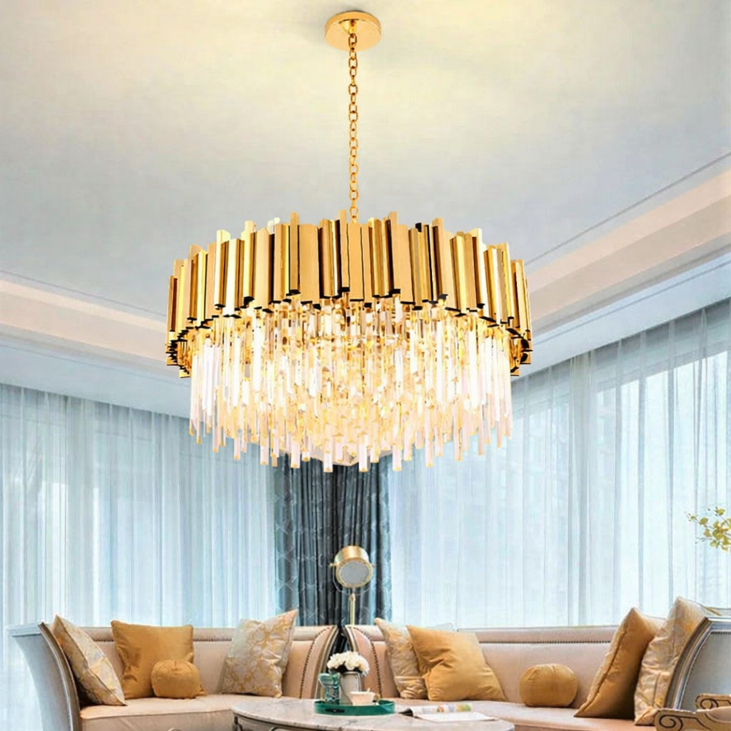 Candelabru Cristal GLORY GOLD 600mm