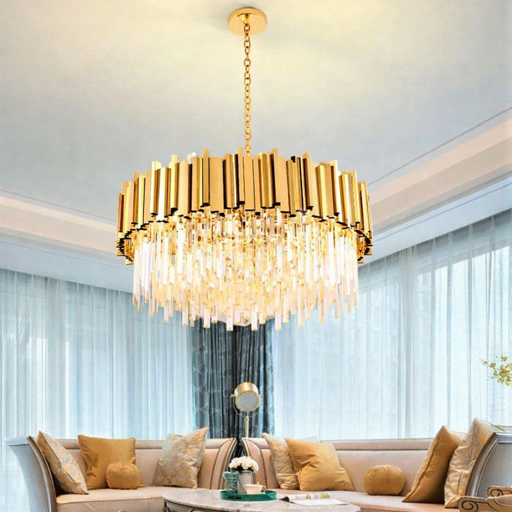 Candelabru Cristal GLORY GOLD 600mm