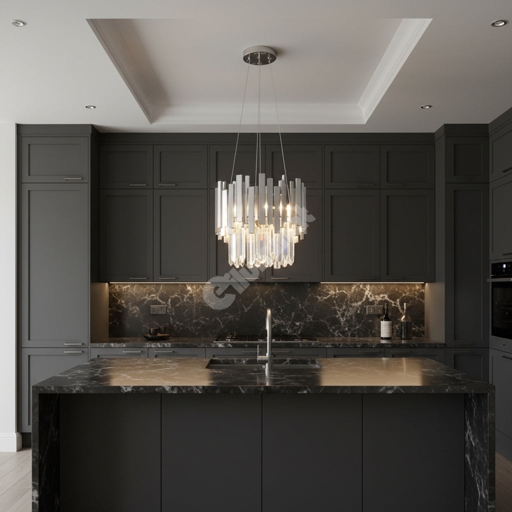 Candelabru Cristal GLORY SILVER 30cm (Copie)