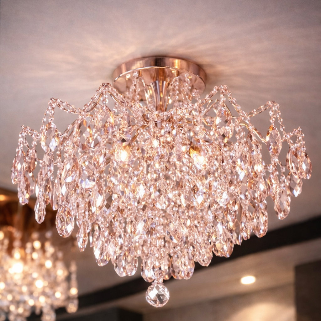 Candelabru Cristal PARIS GOLD